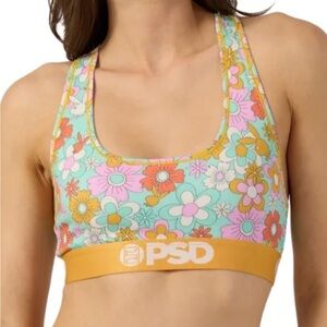 PSD Playboy Floral Sports Bra NWT